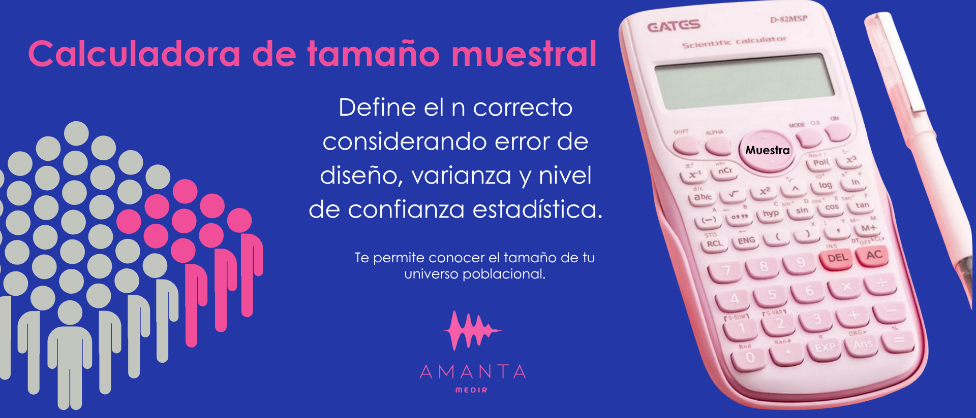 Calculadora de tamaño de muestra